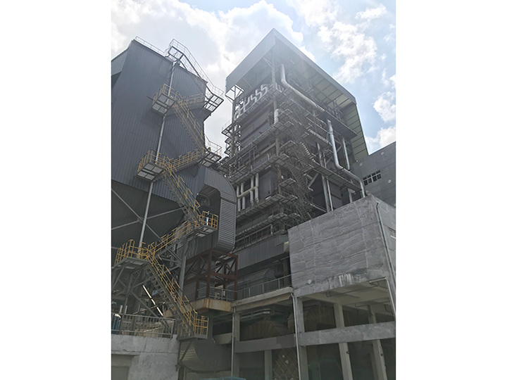 Shandong Sun Honghe Paper Co., Ltd. 1×280t/h high temperature and high pressure circulating fluidized bed boiler biomass power generation project